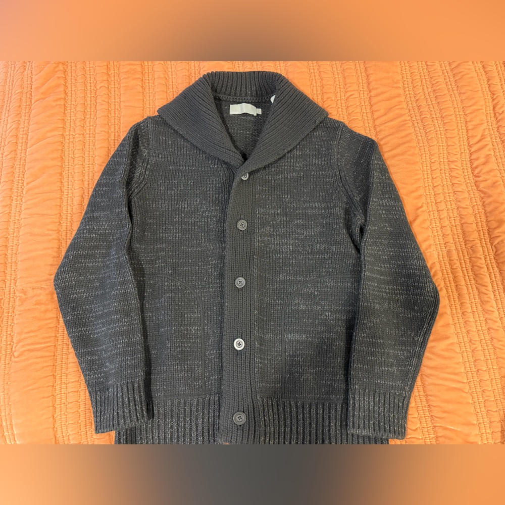 Vince Wool Yak Blend Shawl Collar Cardigan Sweater Men’s Large